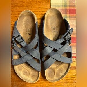 Women’s Blue Sandals Birkenstock 10 Narrow